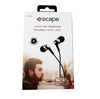 Escape HF-3909 Earphones With Microphone Black and Silver - 60-0322 - Mounts For Less