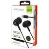 Escape - In-Ear Headphones with Lightning Plug, Built-in Microphone and Remote Control, Black - 80-HF361BK - Mounts For Less