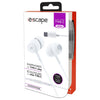 Escape - In-Ear Headphones with Type-C Plug, Built-in Microphone and Remote Control, White - 80-HF507WH - Mounts For Less