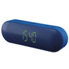 Escape Platinum SPBT005 Bluetooth Speaker Radio Alarm Clock Dual Alarm FM Micro SD USB Blue - - Mounts For Less