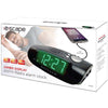 Escape RA930 Jumbo Display AM/FM Digital Alarm Clock with AUX Black - - Mounts For Less