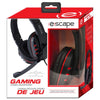 Escape - Wired Stereo Gaming Headset, Volume Control and Microphone, Red - - Mounts For Less