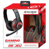 Escape - Wired Stereo Gaming Headset, Volume Control and Microphone, Red - - Mounts For Less