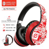 Escape - Wireless Stereo Headphones with Built-in Microphone, Red - - Mounts For Less