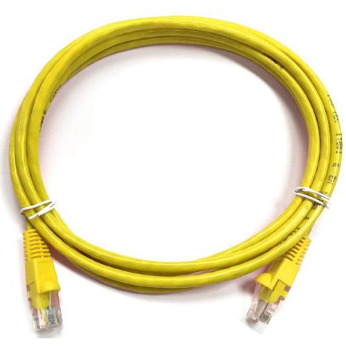 Ethernet cable network Cat5e RJ-45 1.5ft Yellow - 89-0138 - Mounts For Less