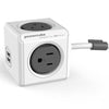 Extension Powercube Extended 4 Outlets + 2xUSB 1.5M 4.9ft - Gray - 06-0094 - Mounts For Less