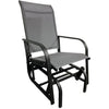 F. Corriveau International - Ball Chair with Round Arms, For Outdoor Use, Steel Frame, Gray - 101-IG1001S-F06-273 - Mounts For Less