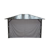 F. Corriveau International - Curtain for Gazebo 10' x 12' , Water resistant, Gray - 101-B101219-CUR-283 - Mounts For Less