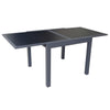 F. Corriveau International Extension Table 35''x70 '' with Glass Top, Black - 101-MT070XO-039-F72 - Mounts For Less