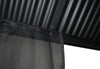 F. Corriveau International - Metropolis 4-Season Gazebo, Rust-Proof Aluminum Frame, 10' x 10', Black - 101-B101040-F69-295 - Mounts For Less