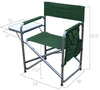 F. Corriveau International - Set of 2 Folding Chairs with Storage Pouch and Tray, Green - 101-MCF011S-F62-231 - Mounts For Less