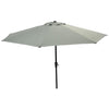 F.Corriveau International - Umbrella Octogonal 8,5' Fabric Top Grey - 101-LUM004A-F51-218 - Mounts For Less
