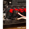 FosPower - Banana Plugs / 24K Gold Plated Connectors for Speakers, Silver - - Mounts For Less