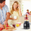 Frigidaire - Retro Personal Blender with Accessories, 600mL Capacity, 300 Watts, Black - 67-APESMM100-BLACK - Mounts For Less