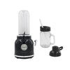 Frigidaire - Retro Personal Blender with Accessories, 600mL Capacity, 300 Watts, Black - 67-APESMM100-BLACK - Mounts For Less