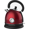 Frigidaire - Stainless Steel Electric Kettle, 1.8 Liter Capacity, Retro Style, Red - 67-APEKET125-RED - Mounts For Less
