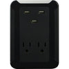 GE 2 Outlet With 3 USB Charging Ports Wall Tap Charging Station - 06-0158 - Mounts For Less