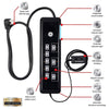 GE 34117 8 Outlet + 2 USB Ports UltraPro Surge Protector 2160 joules - 06-0179 - Mounts For Less
