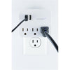 GE 37156 3 Wall Sockets with 2 USB Ports White - 98-P-GE37156 - Mounts For Less