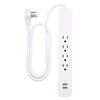 GE 37212 4 Outlets + 2 USB Ports Surge Protector 560 joules - 06-0183 - Mounts For Less
