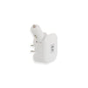 Gentek Car Charger 5 in 1 USB 2.4A with W Micro Type C MFI Lightning Cable White - 78-122549 - Mounts For Less