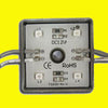 GlobalTone 4 LED lights module IP65 Yellow 0.12A 1.44W - 75-0040 - Mounts For Less