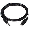 GlobalTone Audio cable 3.5mm male/female extension 12 ft black - - Mounts For Less