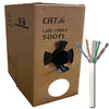 GlobalTone Ethernet cable network Cat6 UTP Solid RJ-45 CCA White 500ft - - Mounts For Less