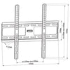 GlobalTone Fixed wall mount Flat Screen ULTRA-SLIM PLASMA LCD LED 26" - 55" - - Mounts For Less