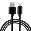 GlobalTone Lightning USB 2.0 To 8 Pins Sync / Charge Cable 2A 1 Meter Black - 60-0234 - Mounts For Less