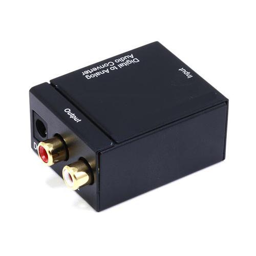 GlobalTone Numeric Toslink / Coax audio to Stereo analog RCA converter - 07-0077 - Mounts For Less