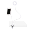 GlobalTone - Phone Holder with Ring Light for Selfie, White - - Mounts For Less