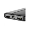 GlobalTone - Portable Power Bank/Charger, 10,000 mAh Capacity, Black - - Mounts For Less