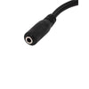 GlobalTone Stereo Cable 3.5mm (1/8'') Female to 2 RCA Male 15 cm Black - 95-02848 - Mounts For Less