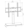 GlobalTone Table Top TV Mount (Replacement Foot Or Base) LED LCD PLASMA 23" To 47" VESA 400X400 - 04-0339 - Mounts For Less