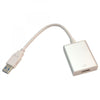 GlobalTone - USB-A Male to HDMI Female Adapter, White - 95-03756 - Mounts For Less