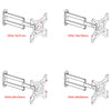 GlobalTone Universal swivel wall mount for TV PLASMA LCD LED 23" to 43" - - Mounts For Less