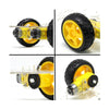 Globaltone 03541 Smart Motor Robot Car Chassis Battery Box Kit Speed Encoder for Arduino - 95-03541 - Mounts For Less