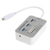 Globaltone Hub USB-C 3.0, Card Reader SD/Mini SD/Micro SD - 95-03489 - Mounts For Less