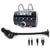 Gogroove Flexsmart X2 Mini Bluetooth FM Transmitter Car Kit Blue GGFSX50200BKEW - 78-131361 - Mounts For Less