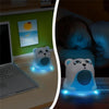 Gogroove Polar Bear Jr Night Time LED Light and Speaker White GGGPJR0100POUS - 78-122560 - Mounts For Less