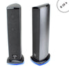 Gogroove Sonaverse Ti 2.0 Channel USB Powered Speakers Black GGSVTI0100GYUS - 78-120781 - Mounts For Less