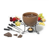 Gourmet - Chocolate Fondue Set for 4 People, 480mL Capacity, Brown - 65-218318 - Mounts For Less