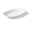 Gourmet - Set of 2 Porcelain Gratin Dishes, 10" x 5", Oven Safe, White - 65-218310 - Mounts For Less