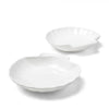 Gourmet - Set of 2 Porcelain Plates for Scallops or Seafood, Oven Safe, White - 65-218324 - Mounts For Less