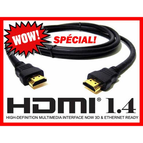HDMI Cable v1.4 support 3D and Ethernet 1080p 10 feets (2 Pack) - 10-0003-x2 - Mounts For Less
