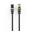 HP - Cat7 F / FTP Ethernet Network Cable, 600MHz, 10Gbps, RJ45, Length 1 Meter, Black - - Mounts For Less
