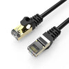 HP - Cat7 F / FTP Ethernet Network Cable, 600MHz, 10Gbps, RJ45, Length 2 Meter, Black - 95-DHC-CAT7-02M - Mounts For Less