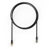 HP - Cat7 F / FTP Ethernet Network Cable, 600MHz, 10Gbps, RJ45, Length 3 Meter, Black - - Mounts For Less