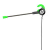 HP In-Ear Stereo Gaming Headphones with Volume Control and Detachable Microphone, Green - - Mounts For Less